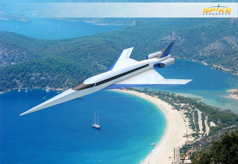 Spike Aerospace S512 Quiet Supersonic Jet United States A4 Photo Print