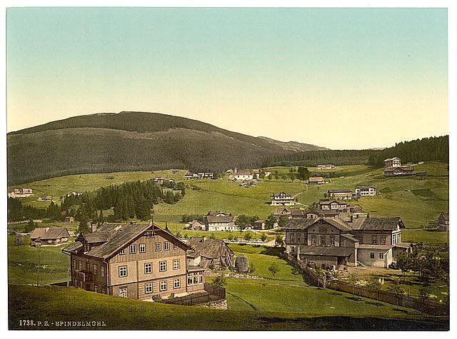 Spindelmuhl Riesengebirge Vintage A4 Photo Print