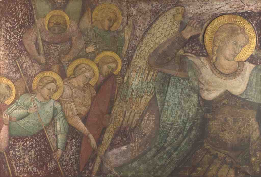 Spinello Aretino Saint Michael and Other Angels A4 Photo Print