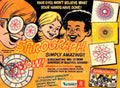 Spirograph Children Rings 1950s Vintage Retro Advert Poster