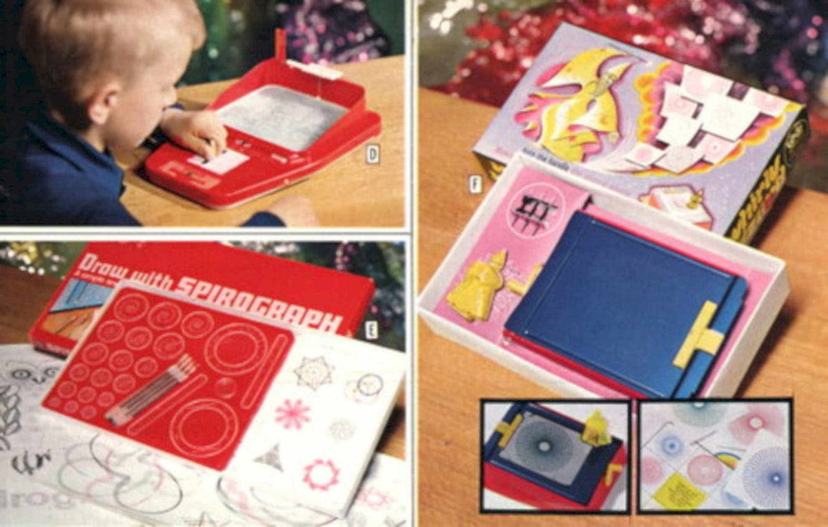 Spirograph Drawing Kit 1 1960s Vintage Retro Advert