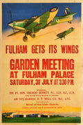 Spitfire Fulham Wings Vintage Retro Advert Poster A4 Photo Print