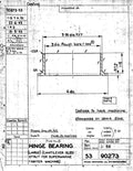 Spitfire MK IX Blueprints 90273 53  Hinge Bearing large for cantilever oleo A4 Photo Print