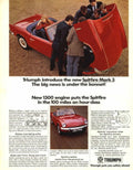 Spitfire Mark 3 1960s Vintage Retro Advert