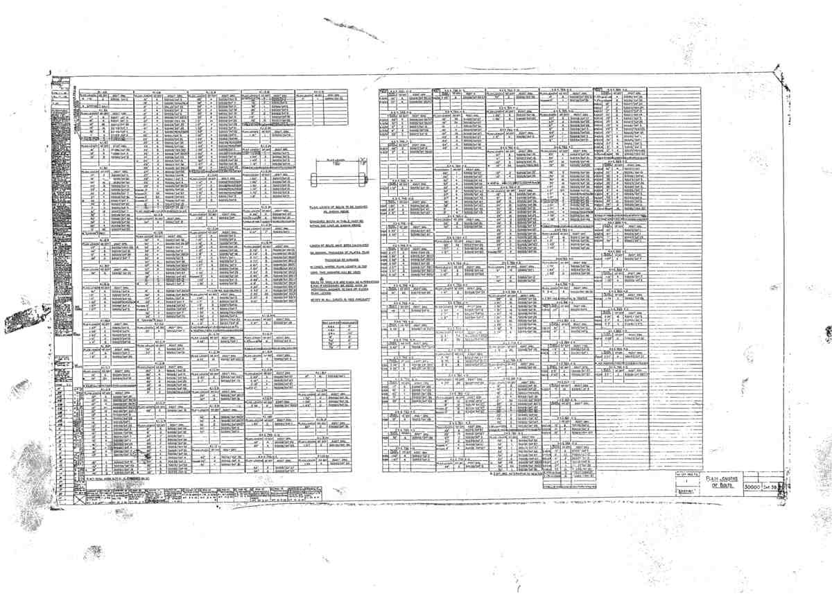 Spitfire Mk I Bau Blueprints 30000 39 H A4 Photo Print