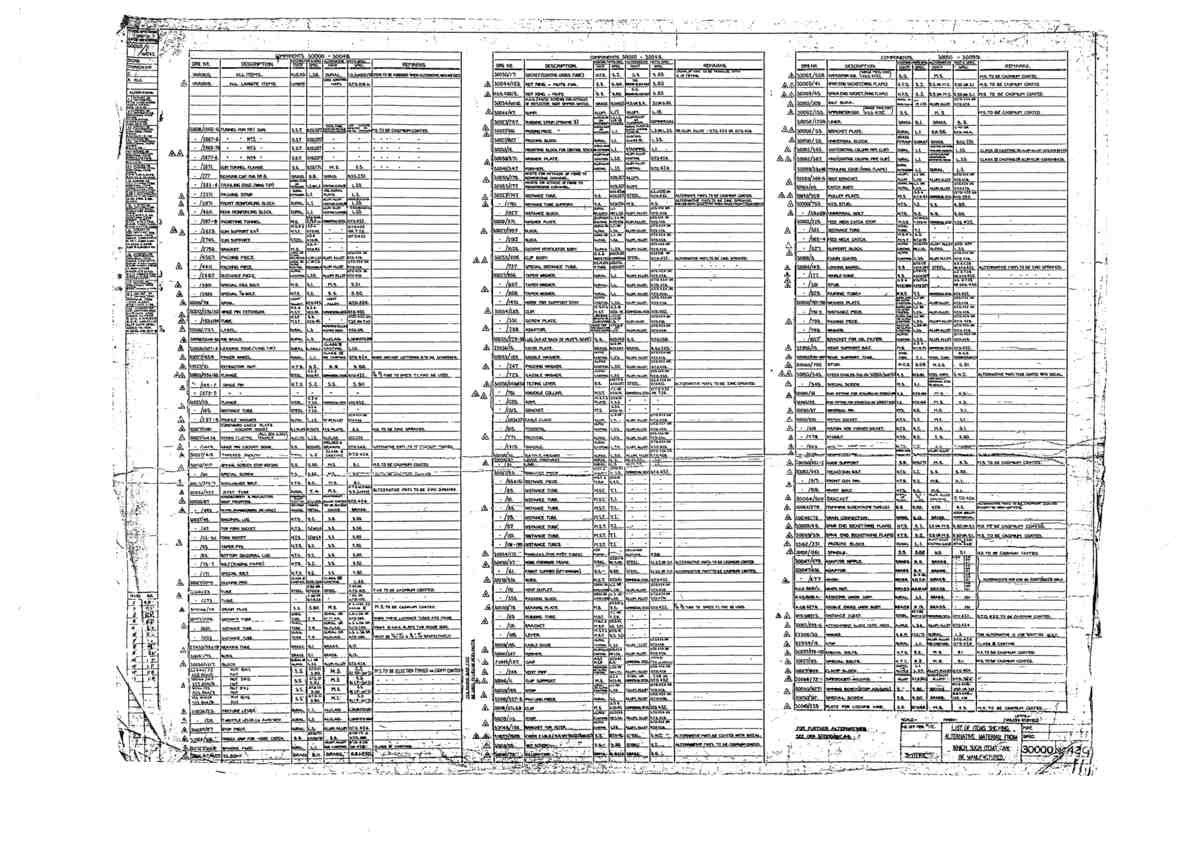 Spitfire Mk I Bau Blueprints 30000 42 G A4 Photo Print