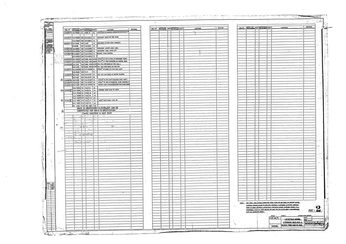 Spitfire Mk I Bau Blueprints 30000 43 G A4 Photo Print