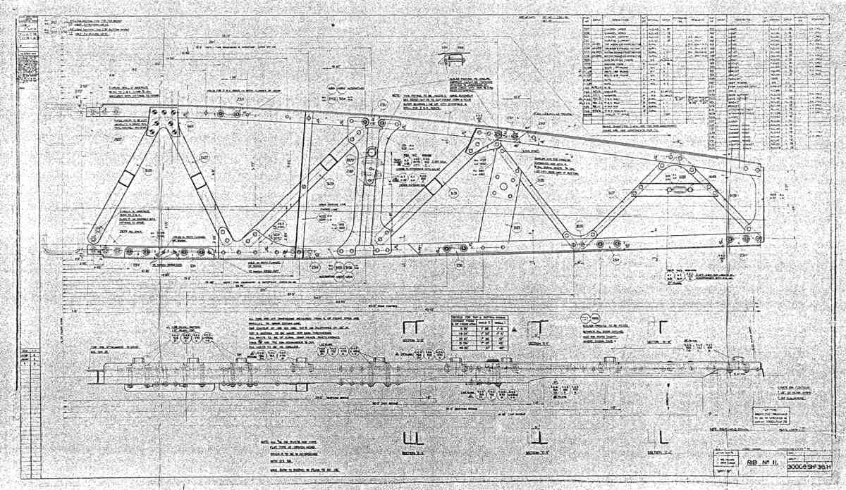 Spitfire Mk I Bau Blueprints 30008 36 H A4 Photo Print