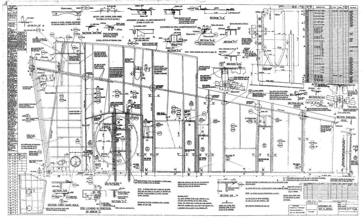 Spitfire Mk I Bau Blueprints 30008 73 H A4 Photo Print