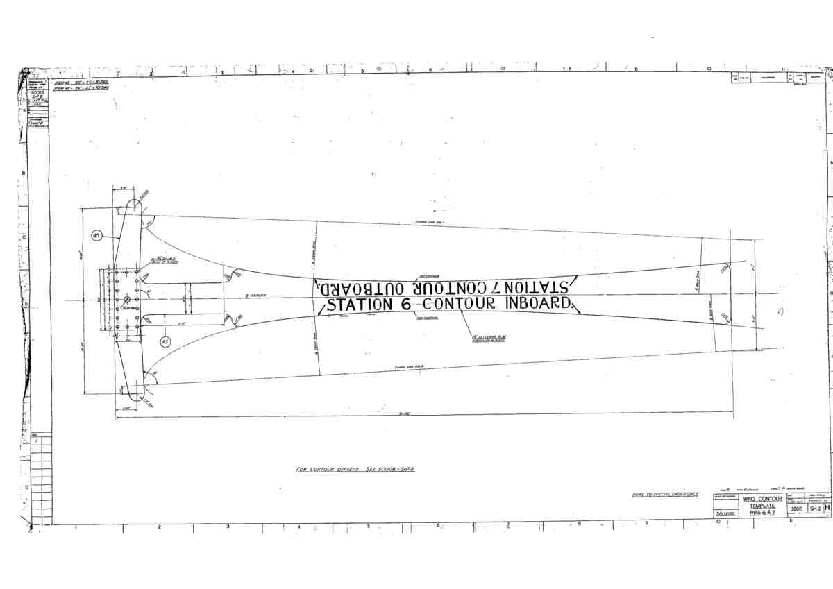 Spitfire Mk I Bau Blueprints 30015 2 H A4 Photo Print