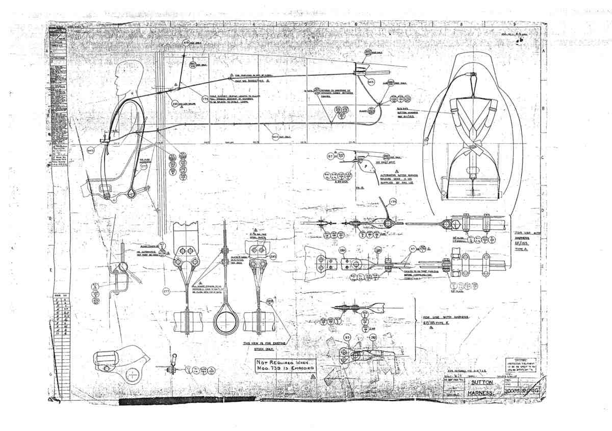 Spitfire Mk I Bau Blueprints 30025 4 G A4 Photo Print