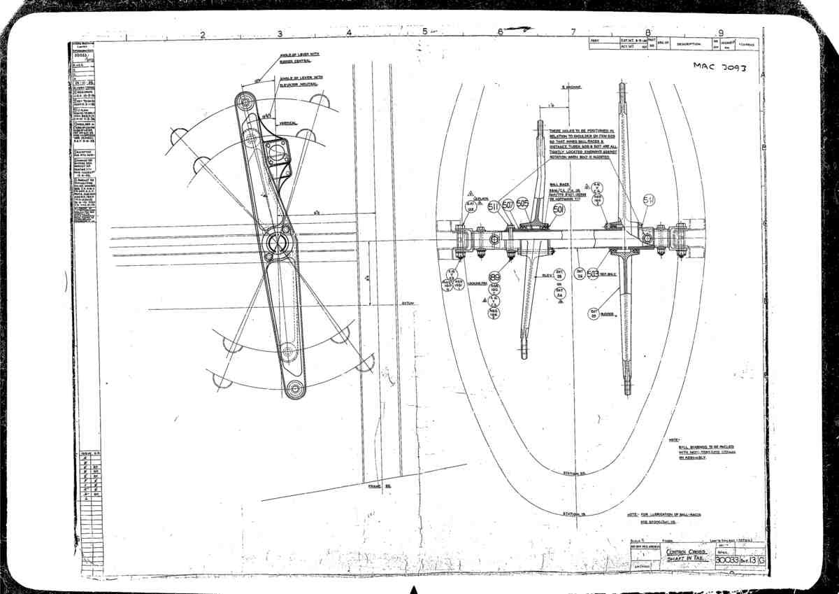 Spitfire Mk I Bau Blueprints 30033 13 G A4 Photo Print