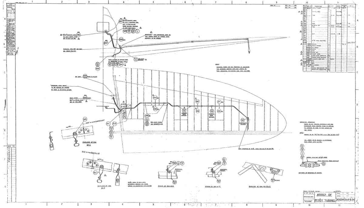 Spitfire Mk I Bau Blueprints 30034 5 H A4 Photo Print