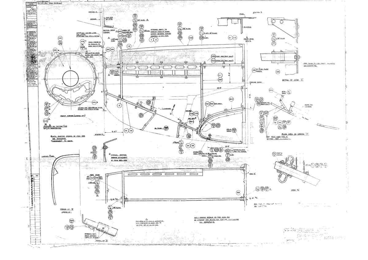 Spitfire Mk I Bau Blueprints 30036 1 G A4 Photo Print