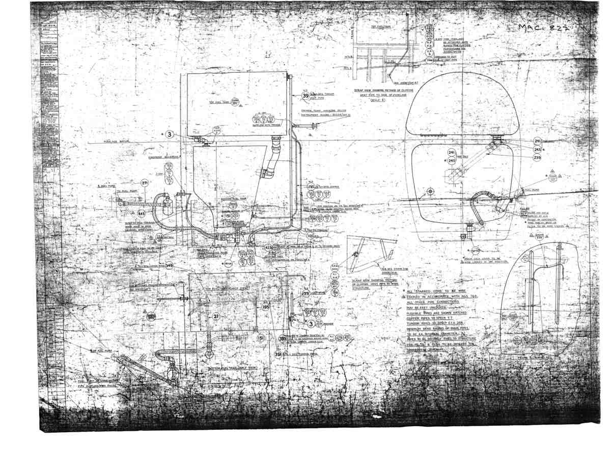 Spitfire Mk I Bau Blueprints 30045  A4 Photo Print