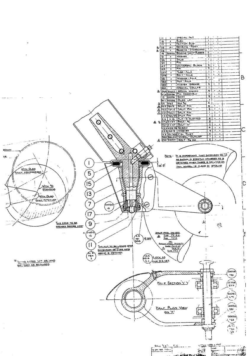 Spitfire Mk V Bau Blueprints 34926 SHT 1 A4 Photo Print