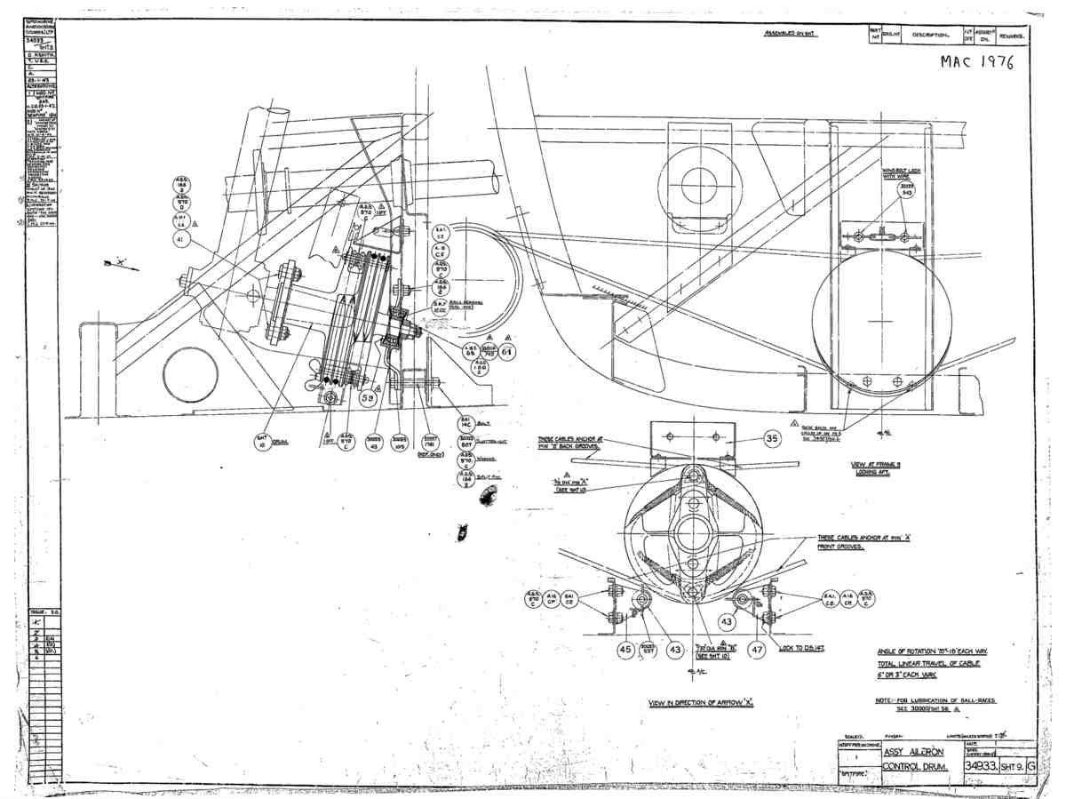 Spitfire Mk V Bau Blueprints 34933 SHT 19 G A4 Photo Print