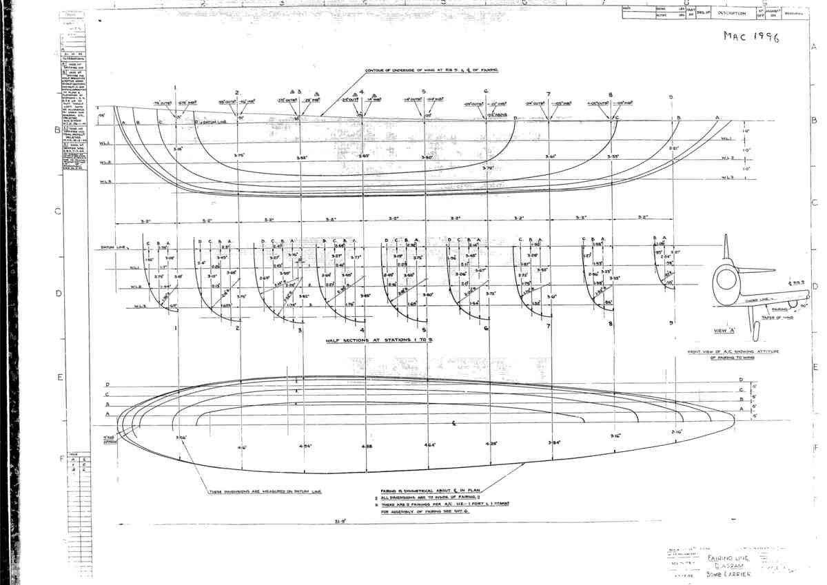Spitfire Mk V Bau Blueprints 34957 SHT 5 A4 Photo Print