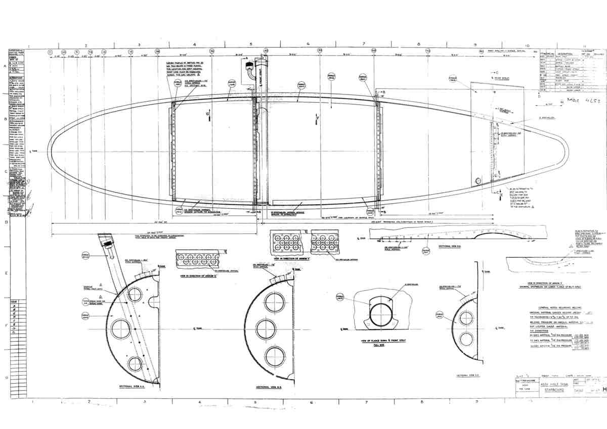 Spitfire Mk V Bau Blueprints 34965 SHT 47 A4 Photo Print