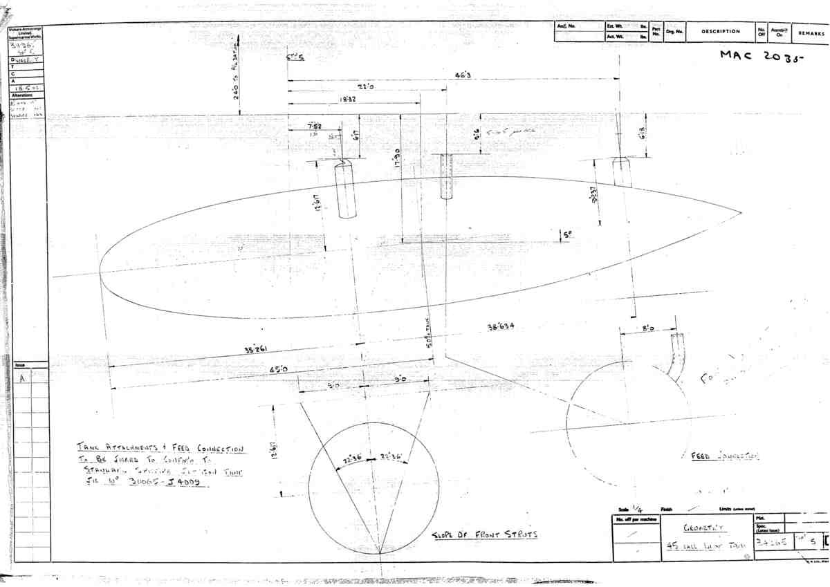 Spitfire Mk V Bau Blueprints 34965 SHT 5 D A4 Photo Print