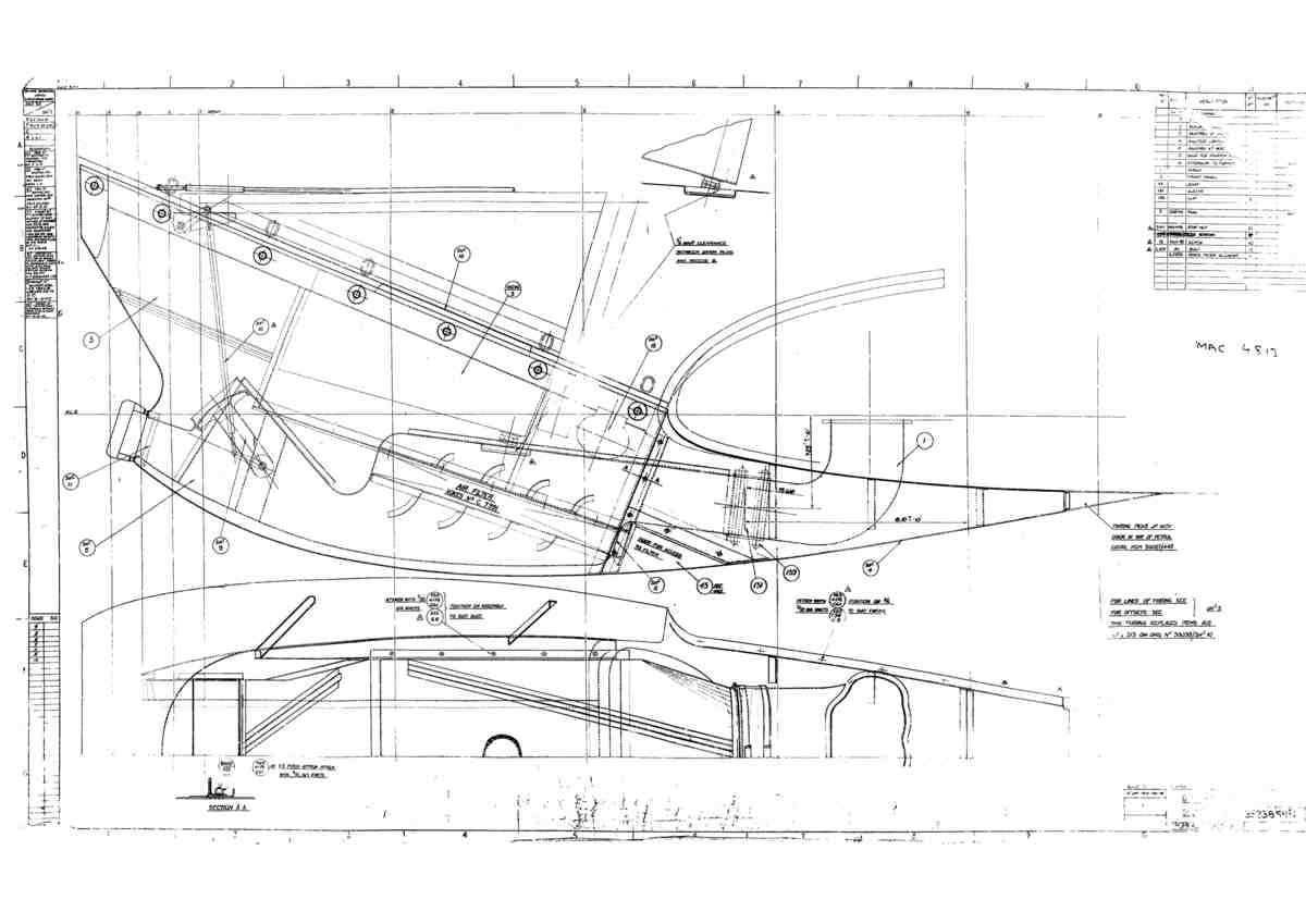 Spitfire Mk V Bau Blueprints 35238 SHT 1 A4 Photo Print