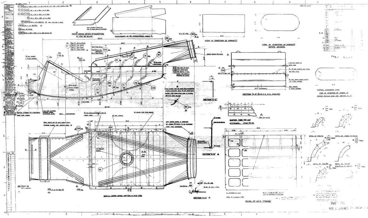 Spitfire Mk V Bau Blueprints 35238 SHT 5 A4 Photo Print