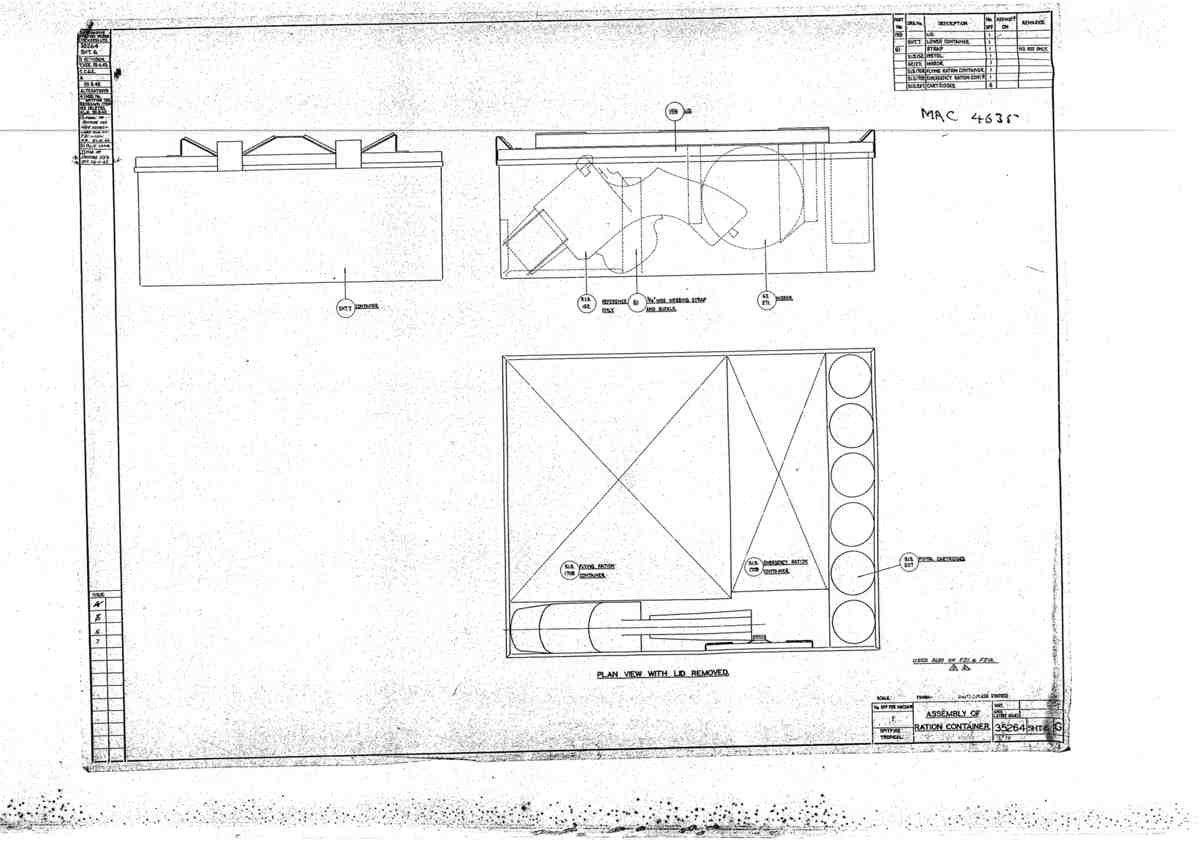 Spitfire Mk V Bau Blueprints 35264 SHT 6 G A4 Photo Print