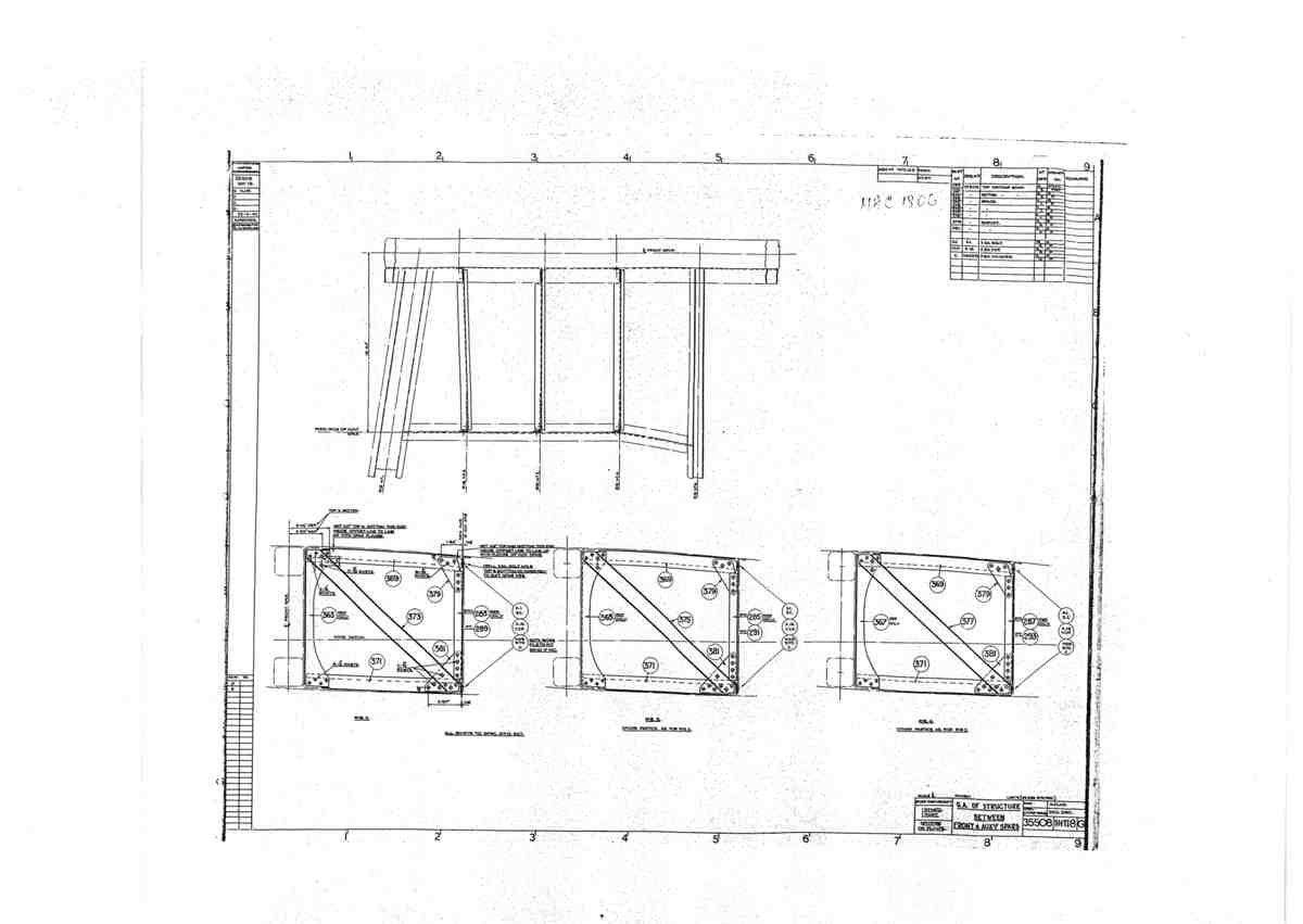 Spitfire Mk V Bau Blueprints 35508 SHT 18 G A4 Photo Print