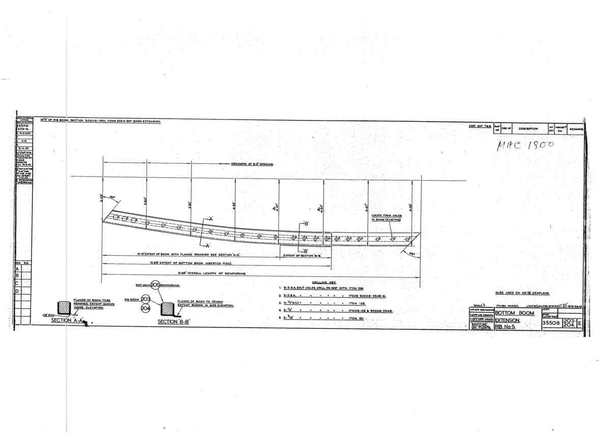 Spitfire Mk V Bau Blueprints 35508 SHT 203 204 E A4 Photo Print
