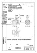 Spitfire Mk V Type 349 Blueprints 34945 13 B Elbow A4 Photo Print