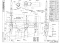 Spitfire Mk V Type 349 Blueprints 34962 10 G GA of Armament Fixed type A4 Photo Print