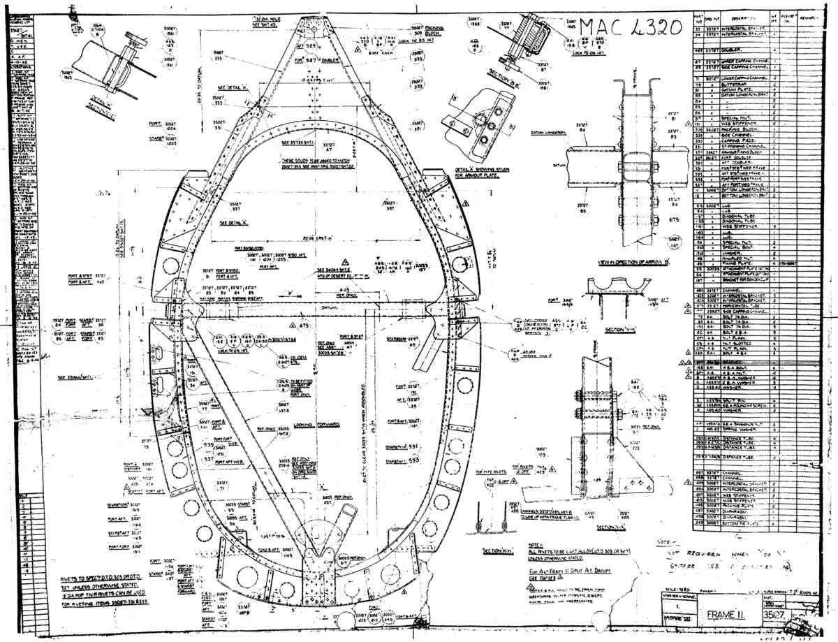 Spitfire Mk VII Type 351 Blueprints 35127 41  Frame 11 A4 Photo Print
