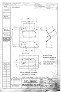 Spitfire Mk VII Type 351 Blueprints 35136 371 B Fuel Gauge mounting Plate A4 Photo Print
