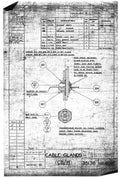 Spitfire Mk VII Type 351 Blueprints 35136 40 B Cable glands CB H A4 Photo Print