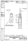 Spitfire Mk VII Type 351 Blueprints 35137 109 B Plug End Strut A D A4 Photo Print