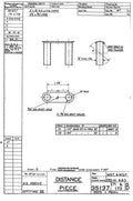 Spitfire Mk VII Type 351 Blueprints 35137 171173 B Distance Piece A4 Photo Print