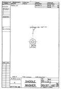 Spitfire Mk VII Type 351 Blueprints 35137 187 B Saddle Washer A4 Photo Print