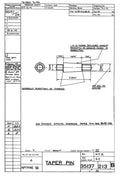 Spitfire Mk VII Type 351 Blueprints 35137 213 B Taper Pin A4 Photo Print