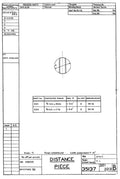 Spitfire Mk VII Type 351 Blueprints 35137 221223 B Distance Piece A4 Photo Print