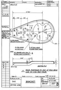 Spitfire Mk VII Type 351 Blueprints 35137 227 B Bracket A4 Photo Print