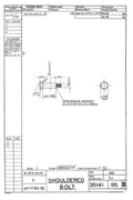 Spitfire Mk VII Type 351 Blueprints 35141 95 B Shouldered bolt A4 Photo Print