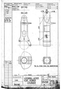 Spitfire Mk VII Type 351 Blueprints 35159 209,210 B Locking Lever for Power Cylinder A4 Photo Print