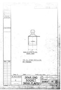 Spitfire Mk VII Type 351 Blueprints 35169 15 B Spar End socket wing flaps A4 Photo Print