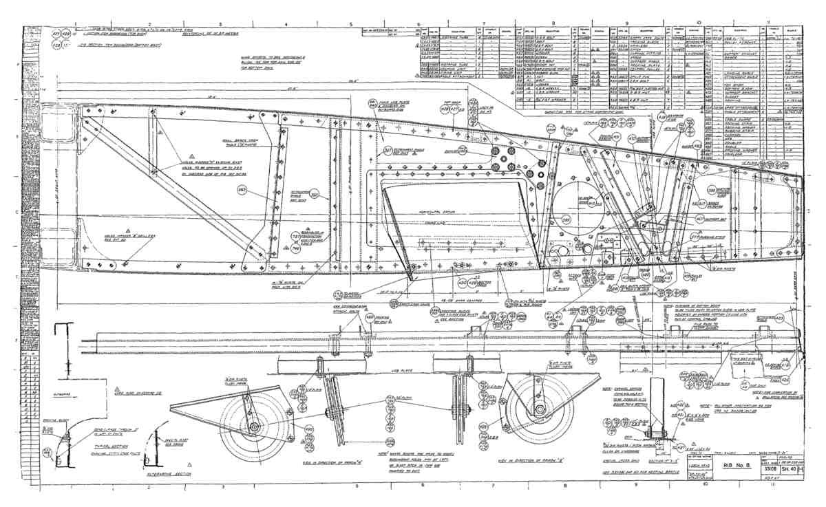 Spitfire Mk VIII Type 331 Blueprints 33108 40 H Rib No 8 A4 Photo Print