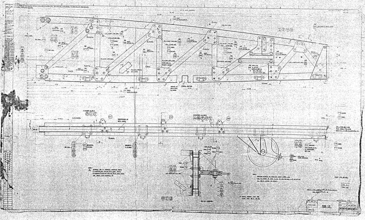 Spitfire MkI II Type 300 Blueprints 30008 236 H Rib 12 A4 Photo Print