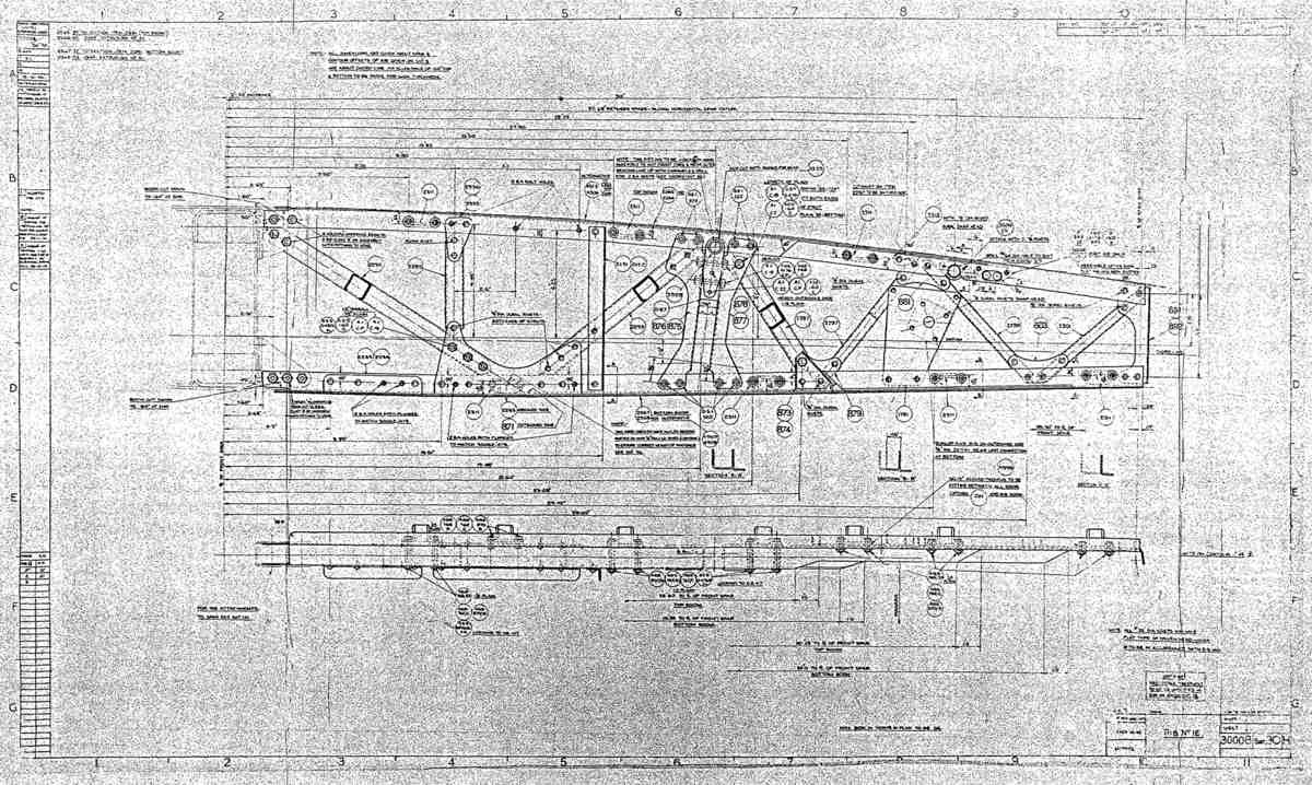 Spitfire MkI II Type 300 Blueprints 30008 30 H Rib No 15 A4 Photo Print
