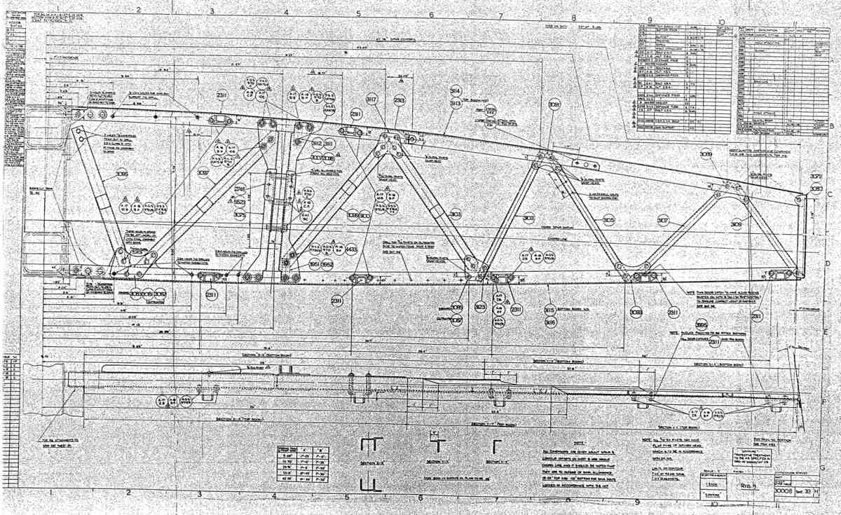 Spitfire MkI II Type 300 Blueprints 30008 33 H Rib No 9 A4 Photo Print
