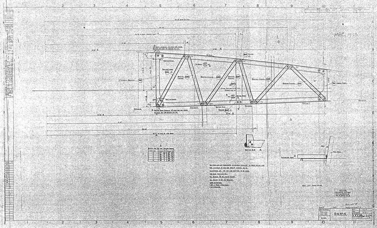 Spitfire MkI II Type 300 Blueprints 30008 44 H Rib No 15 A4 Photo Print
