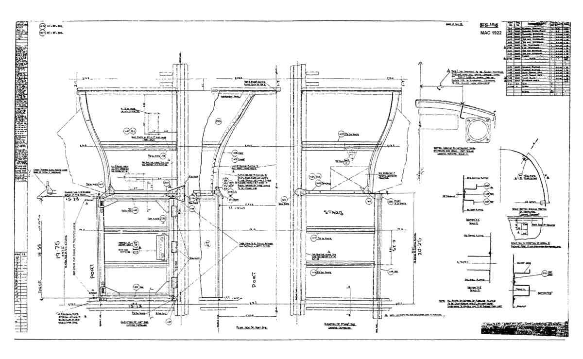Spitfire MkI II Type 300 Blueprints 30027 34 H Cockpit Coaming A4 Photo Print