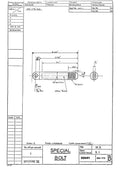 Spitfire MkI II Type 300 Blueprints 30041 173 B Special Bolt A4 Photo Print